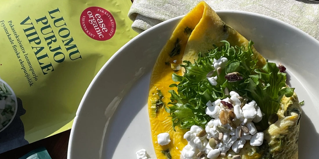 Helppo lehtikaalimunakas