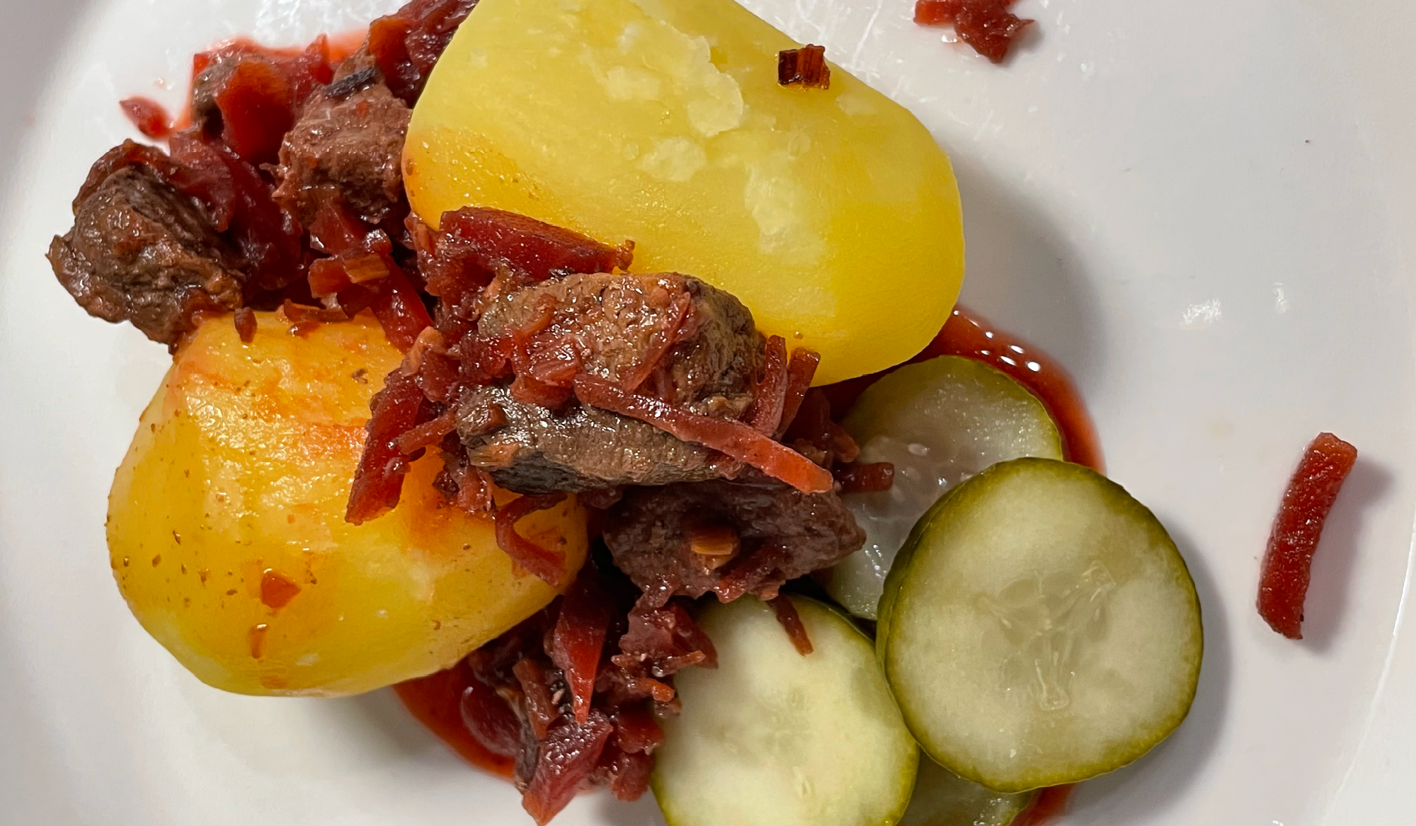 Mehevä punajuurilihapata