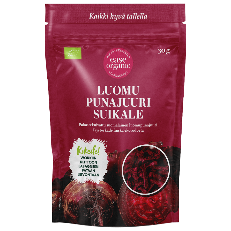 Pakastekuivattu luomupunajuurisuikale 30g