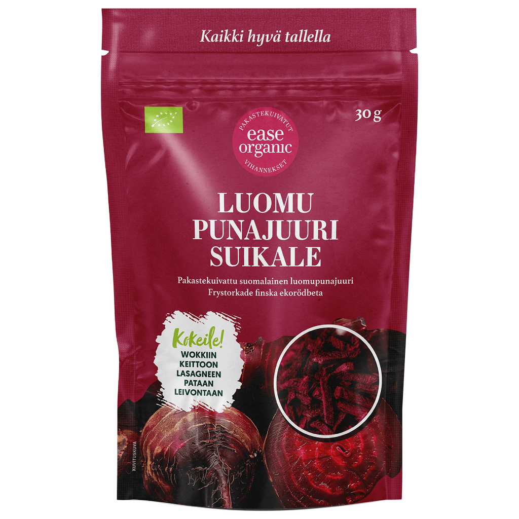 Pakastekuivattu luomupunajuurisuikale 30g