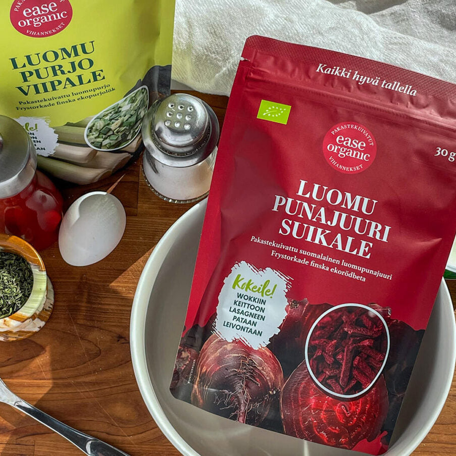 Pakastekuivattu luomupunajuurisuikale 30g
