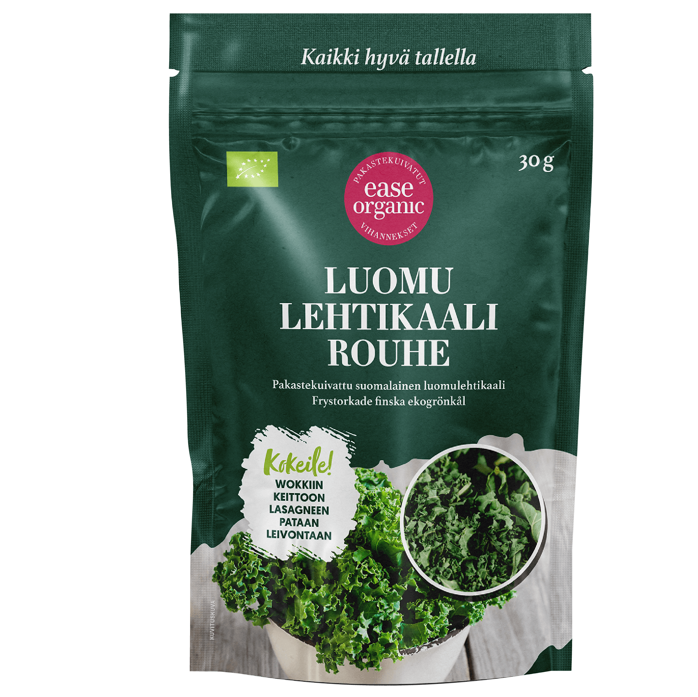 Pakastekuivatut luomuvihannekset 4 x 30g