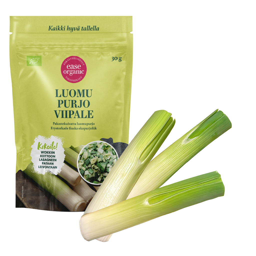 Pakastettu luomupurjoviipale 8kpl x 30 g