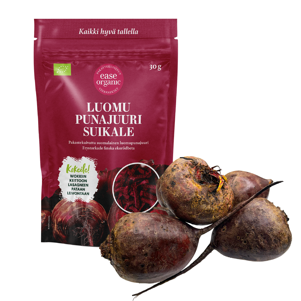 Pakastekuivatut luomuvihannekset 4 x 30g