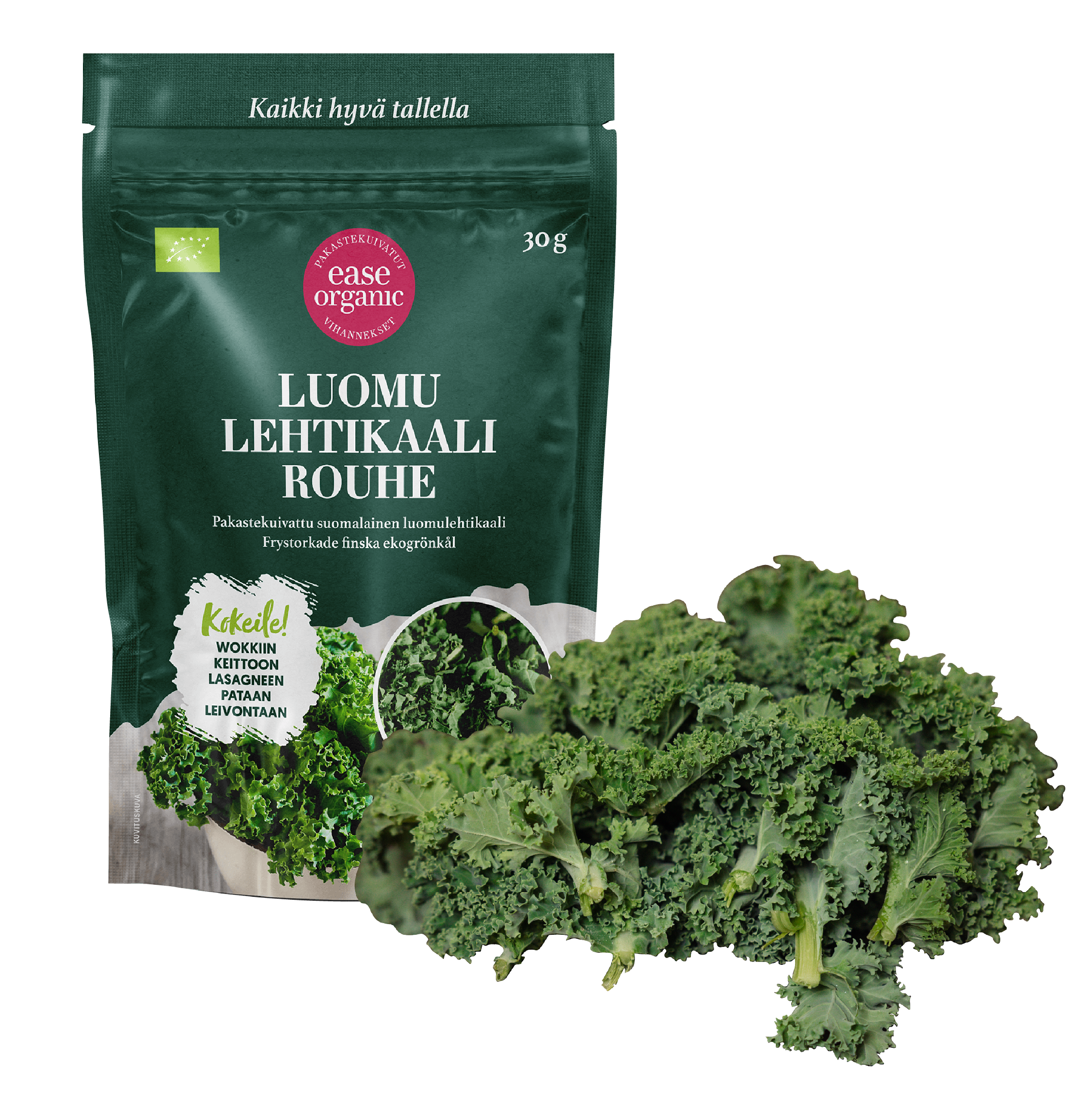 Pakastekuivatut luomuvihannekset 4 x 30g