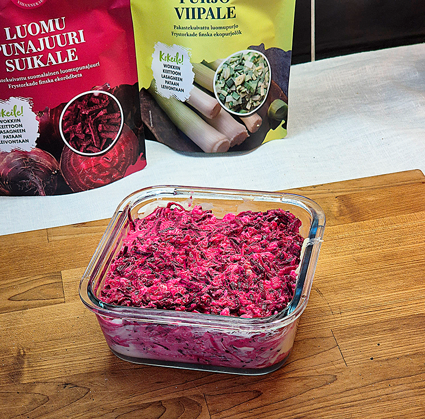 Pakastekuivattu luomupunajuurisuikale 30g