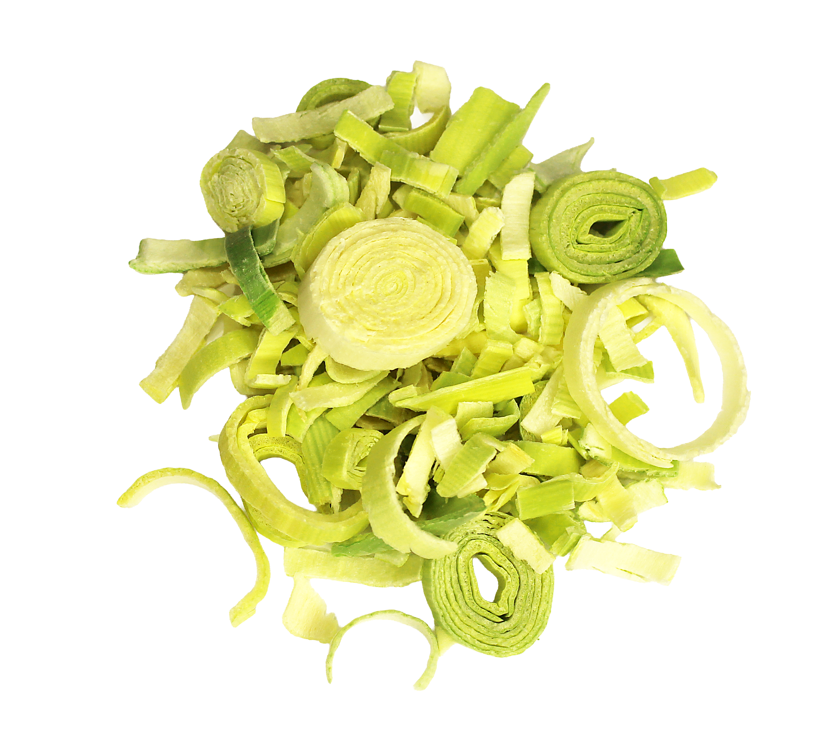 pakastekuivattu luomu purjo